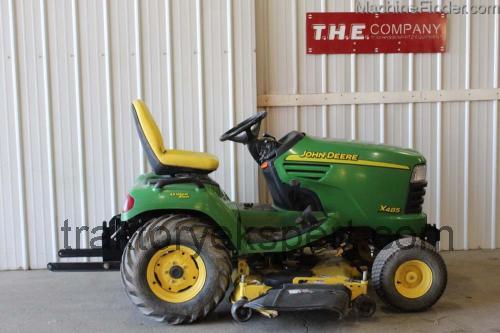 John Deere X485 opinia i karta techniczna 